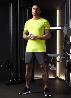 Gym King Energy Tee - Lime -Fit Wear Shop Q124MENSJRGYM1661copy