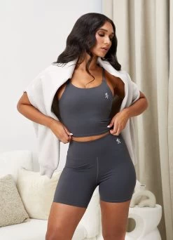 Gym King 365 Long Line Tank - Oyster Grey 16 Gym King 365 Long Line Tank - Oyster Grey -Fit Wear Shop Q323Mixcampaign6876