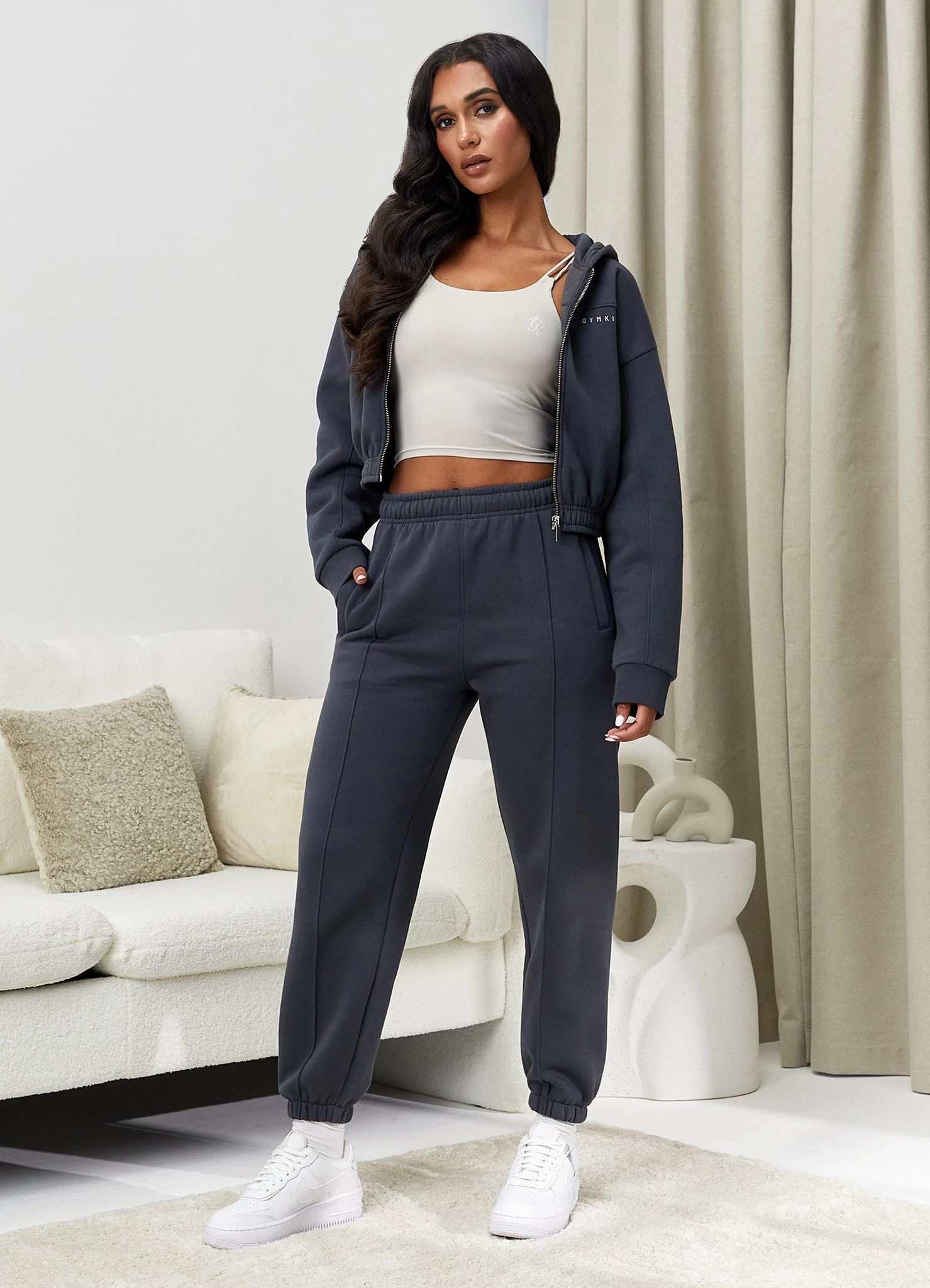 Gym King Powered By Belief Sweatpants - Oyster Grey 8 Gym King Powered By Belief Sweatpants - Oyster Grey - Image 6