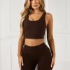 Gym King Peach Luxe Tank - Cocoa Luxe 2 Gym King Peach Luxe Tank - Cocoa Luxe -Fit Wear Shop Q4LADIESCAMPPEACHLUXE10000 2