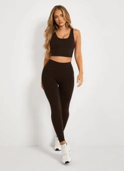 Gym King Peach Luxe Legging - Cocoa Luxe -Fit Wear Shop Q4LADIESCAMPPEACHLUXE9881