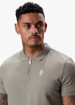 Gym King Riviera Signature Polo - Khaki -Fit Wear Shop R7