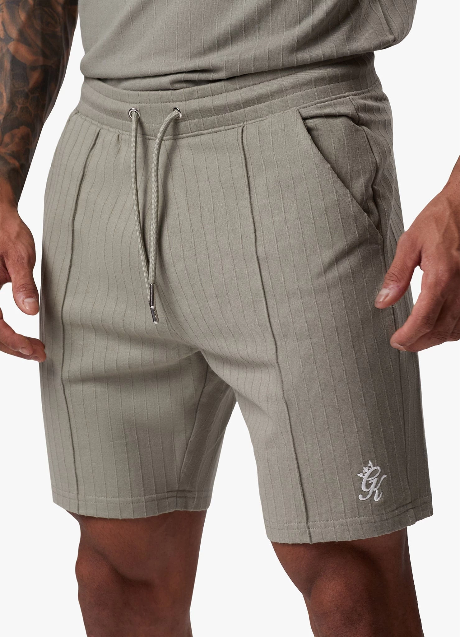 Gym King Riviera Signature Short - Khaki 6 Gym King Riviera Signature Short - Khaki - Image 4