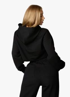 Gym King Radiance Crop Hood - Black -Fit Wear Shop RADIANCECROPHOOD JOGGER BLACKWHD A2BHWWTB A2BPH 38