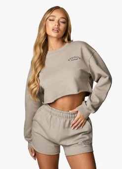Gym King Radiance Crop Sweatshirt - Mocha 12 Gym King Radiance Crop Sweatshirt - Mocha -Fit Wear Shop RADIANCECROPSWEATSHIRT CURVEDHEMSHORTS MOCHA MOCHAWSS A2BI5WSR A2BIO 187 478cbf68 24ec 4f49 92e8 fc77928c1eb5