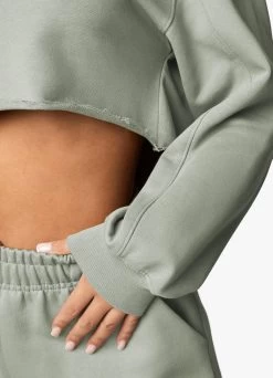 Gym King Radiance Crop Sweatshirt - Matcha Green -Fit Wear Shop RADIANCECROPSWEATSHIRT CURVEDHEMSHORTS MOCHA MOCHAWSS A2BI5WSR A2BIO 193 1fcc1fba 0104 4955 a07f 23c87d0ebdae