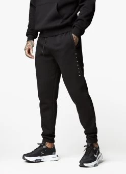 Gym King Rebellion Jogger - Black -Fit Wear Shop REBELLIONFLEECEHOOD JOGGER BLACKHDE A2ALMTSB A2ALP