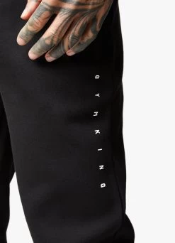 Gym King Rebellion Jogger - Black -Fit Wear Shop REBELLIONFLEECEHOOD JOGGER BLACKHDE A2ALMTSB A2ALP10