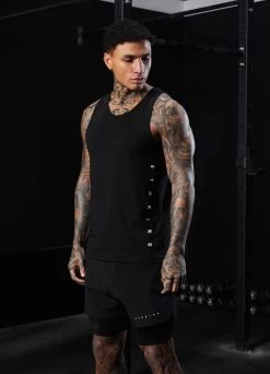 Gym King Rebellion Vest - Black -Fit Wear Shop REBELLIONVEST BLACK 94