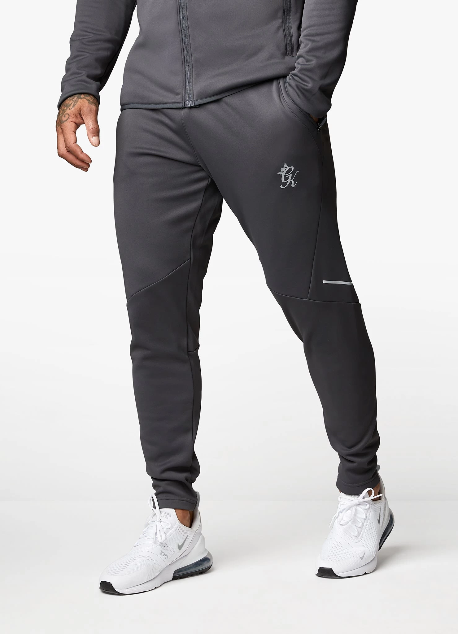 Gym King Reflect Poly Jogger - Graphite 3 Gym King Reflect Poly Jogger - Graphite