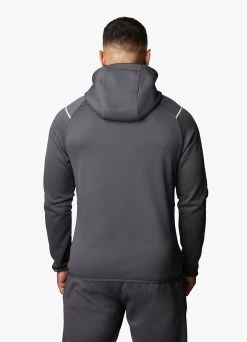 Gym King Reflect Poly FZ Hood - Graphite -Fit Wear Shop REFLECTPOLYFZHOOD JOGGER GRAPHITETST A2BCBTSB A2BCM 183