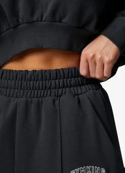 Gym King Refresh Crop Hood & Jogger - Dark Pewter -Fit Wear Shop REFRESHCROPHOOD JOGGER DARKPEWTERWHD A2BSXWTB A2BT3 80