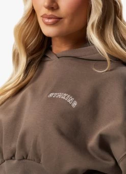 Gym King Refresh Crop Hood - Deep Mink -Fit Wear Shop REFRESHCROPHOOD JOGGER DEEPMINKWHD A2BT1WTB A2BT5 19