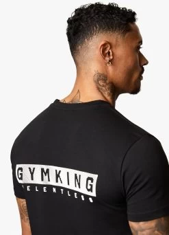 Gym King Relentless Tee - Black -Fit Wear Shop RELENTLESSTEE BLACKSST A2CEJ 87