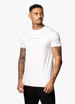 Gym King Relentless Tee - White -Fit Wear Shop RELENTLESSTEE WHITESST A2CEL 91