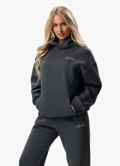 Gym King Reset Oversized Hood - Green Smoke -Fit Wear Shop RESETOVERSIZEDHOOD SWEATPANT GREENSMOKEWHD A2BR1WTB A2CX2 226