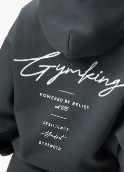 Gym King Reset Oversized Hood - Green Smoke -Fit Wear Shop RESETOVERSIZEDHOOD SWEATPANT GREENSMOKEWHD A2BR1WTB A2CX2 232