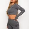 Gym King Results Tape Longsleeve Crop - Mid Grey Marl -Fit Wear Shop RESULTSTAPECROPLSTEEANDLEGGING 199 aea70d90 c51f 4834 a1e7 e10b703e5cd6