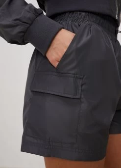 Gym King Satin Cargo Shorts - Graphite -Fit Wear Shop SATINCARGOBOMBER SHORTS GRAPHITEWCJ A2D33WTB A2D36 264