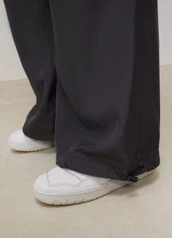 Gym King Satin Cargo Pants - Graphite -Fit Wear Shop SATINCARGOPANTS GRAPHITEWTB A2D36 270