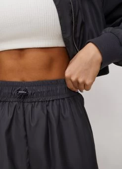 Gym King Satin Cargo Pants - Graphite -Fit Wear Shop SATINCARGOPANTS GRAPHITEWTB A2D36 273