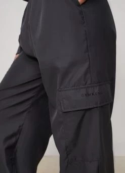 Gym King Satin Cargo Pants - Graphite -Fit Wear Shop SATINCARGOPANTS GRAPHITEWTB A2D36 274