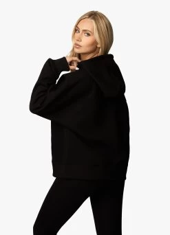 Gym King Script Hood - Black/White -Fit Wear Shop SCRIPTHOOD LEGGING BLACKWHITEWHD A2BKZWLG A2BL5496