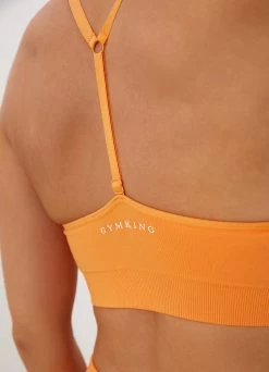 Gym King Sculpt Seamless Bra - Papaya Orange -Fit Wear Shop SCULPTBRA SHORT PAPAYAORANGEWBT A2CH1WSR A2CH5 234