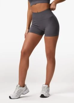 Gym King Sculpt Seamless 3" Short - Space Grey -Fit Wear Shop SCULPTBRA SHORT SPACEGREYWBT A2AYOWSR A2BQB 255