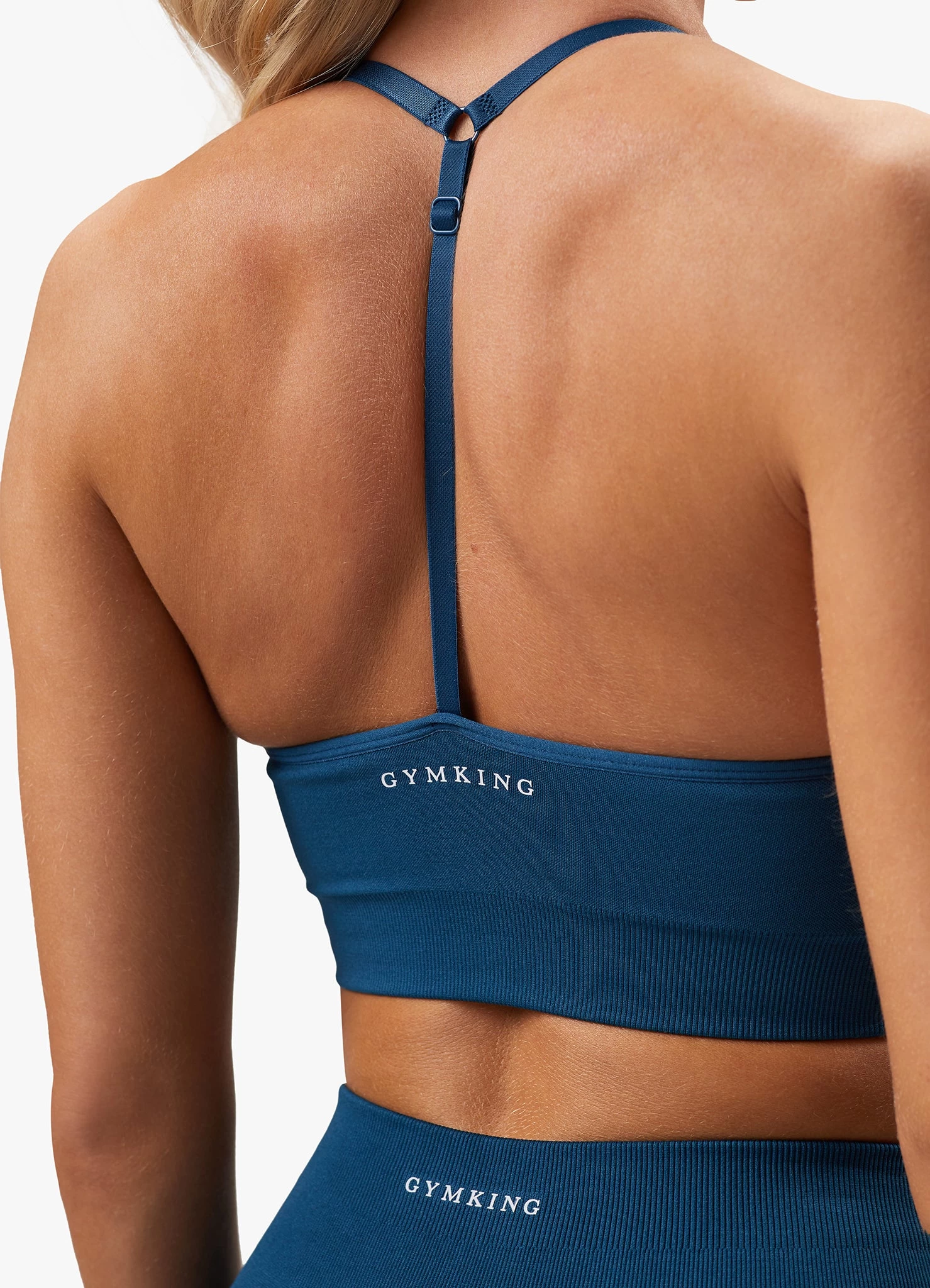 Gym King Sculpt Seamless Bra - Marine Teal 12 Gym King Sculpt Seamless Bra - Marine Teal - Image 10