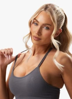 Gym King Sculpt Seamless Bra - Space Grey -Fit Wear Shop SCULPTSEAMLESSBRA LEGGING SPACEGREYWBT A2AYOWLG A2AYX 263