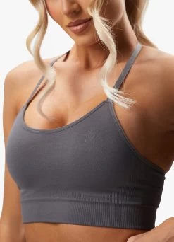 Gym King Sculpt Seamless Bra - Space Grey -Fit Wear Shop SCULPTSEAMLESSBRA LEGGING SPACEGREYWBT A2AYOWLG A2AYX 264