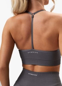 Gym King Sculpt Seamless Bra - Space Grey -Fit Wear Shop SCULPTSEAMLESSBRA LEGGING SPACEGREYWBT A2AYOWLG A2AYX 266