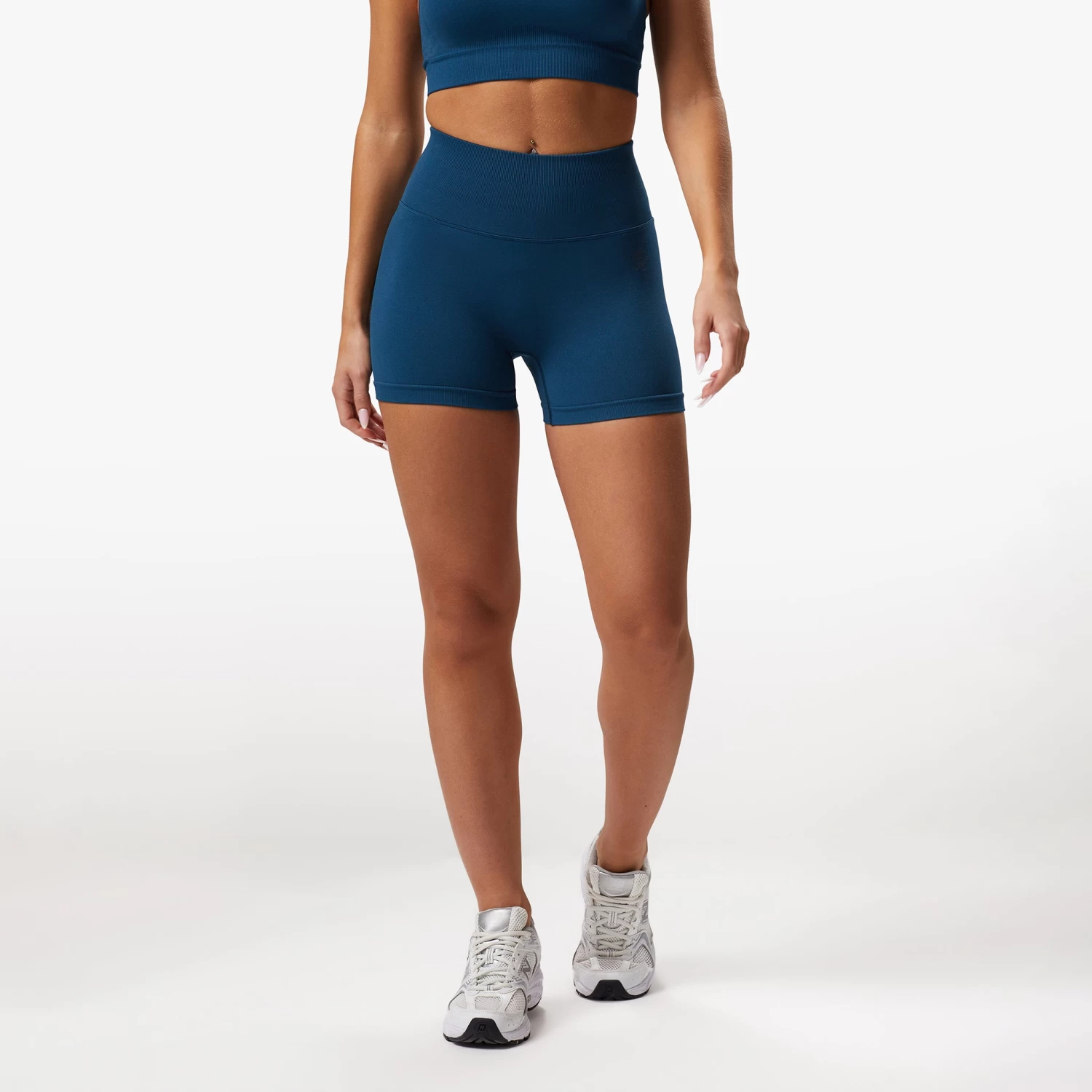 Gym King Sculpt Seamless 3" Short - Marine Teal 4 Gym King Sculpt Seamless 3" Short - Marine Teal - Image 2