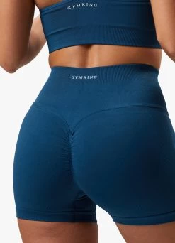 Gym King Sculpt Seamless 3" Short - Marine Teal 20 Gym King Sculpt Seamless 3" Short - Marine Teal -Fit Wear Shop SCULPTSEAMLESSBRA SHORT MARINETEALWBT A2AYMWSR A2BQ5 290