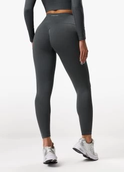 Gym King Sculpt Seamless Legging - Green Smoke -Fit Wear Shop SCULPTSEAMLESSLSTOP LEGGING GREENSMOKEWLT A2AYRWLG A2AYW 306