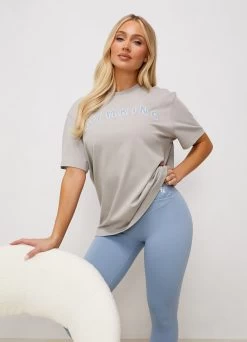 Gym King Shadow Boyfriend Tee - Dove Grey -Fit Wear Shop SHADOWBFTEE DOVEGREYWST A2D3D 141