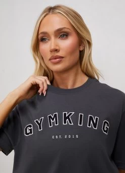 Gym King Shadow Boyfriend Tee - Shadow Grey 13 Gym King Shadow Boyfriend Tee - Shadow Grey -Fit Wear Shop SHADOWBFTEE SHADOWGREYWST A2D3C 187