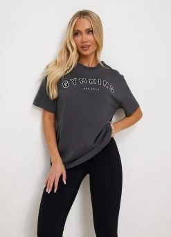 Gym King Shadow Boyfriend Tee - Shadow Grey 14 Gym King Shadow Boyfriend Tee - Shadow Grey -Fit Wear Shop SHADOWBFTEE SHADOWGREYWST A2D3C 188