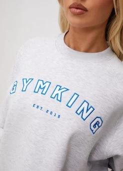 Gym King Shadow Crew - Snow Marl -Fit Wear Shop SHADOWCREW SNOWMARLWSS A2D3L 163