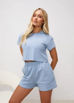 Gym King Shadow Short - Powder Blue -Fit Wear Shop SHADOWCROPPEDTEE SHORT POWDERBLUEWST A2D3IWSR A2C83 207 cdc43be6 94b5 40c1 a6d4 47e65e01af18