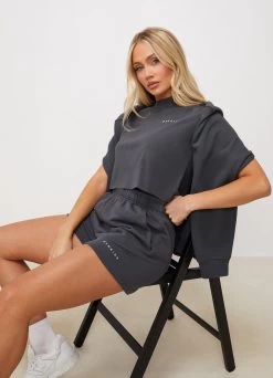 Gym King Shadow Short - Shadow Grey -Fit Wear Shop SHADOWCROPPEDTEE SHORT SHADOWGREYWST A2D3HWSR A2C7Z 204