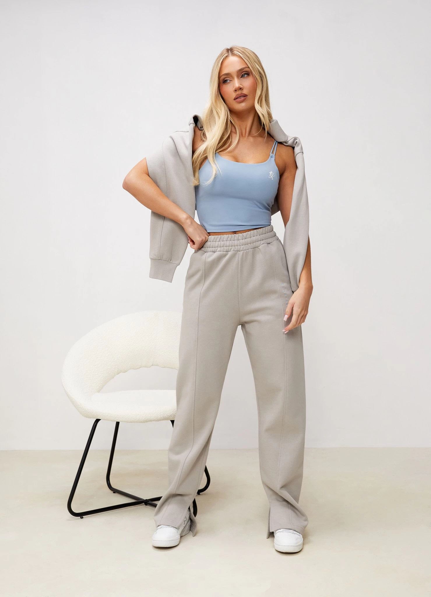 Gym King 365 Long Line Tank - Powder Blue 14 Gym King 365 Long Line Tank - Powder Blue - Image 12