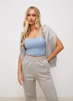 Gym King 365 Long Line Tank - Powder Blue 24 Gym King 365 Long Line Tank - Powder Blue -Fit Wear Shop SHADOWOPENNECKSWEATSHIRT STRAIGHTLEGJOGGER DOVEGREYWSS A2C8CWTB A2C8L 123