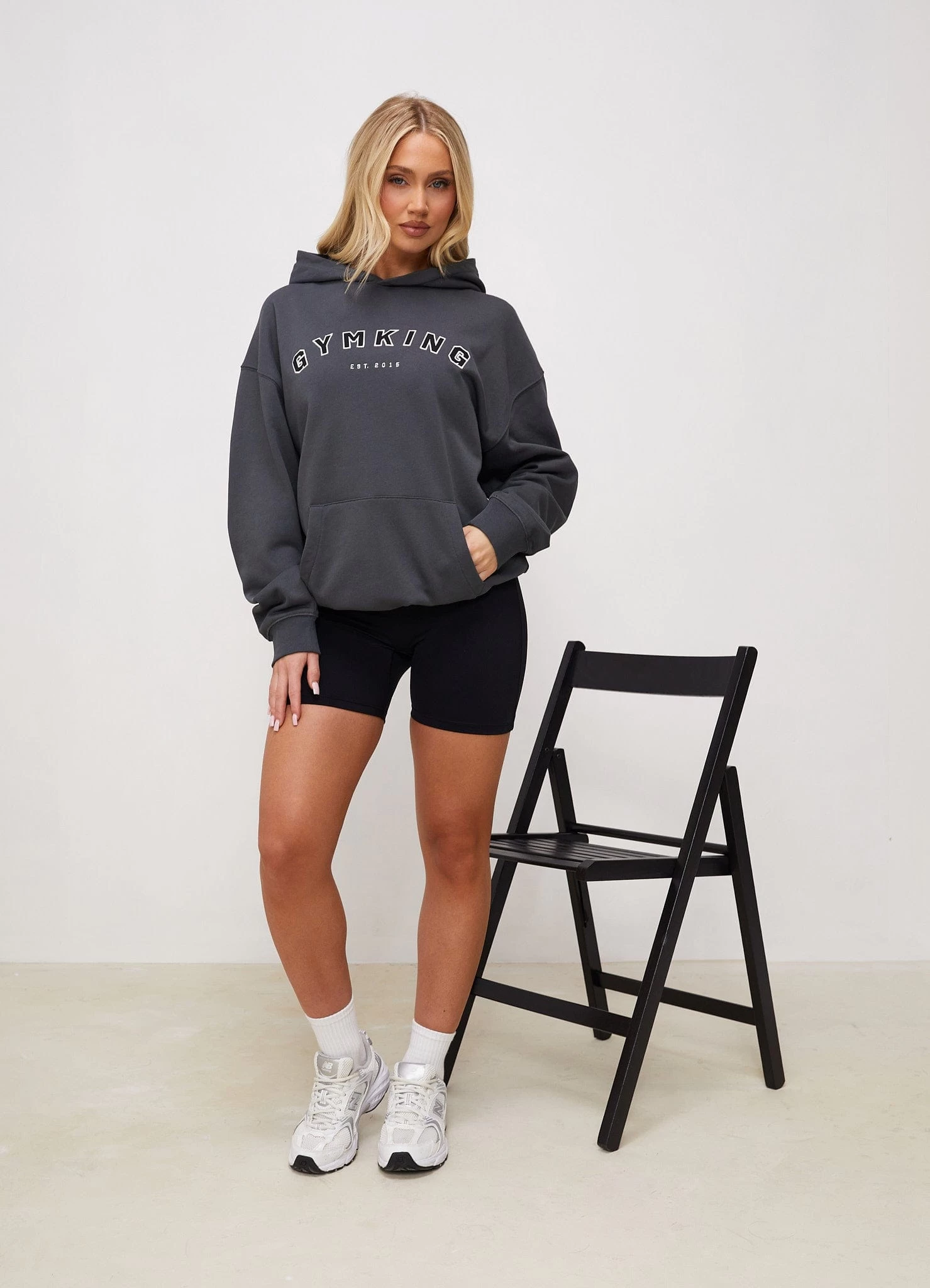 Gym King Shadow Oversized Hood - Shadow Grey 5 Gym King Shadow Oversized Hood - Shadow Grey - Image 3