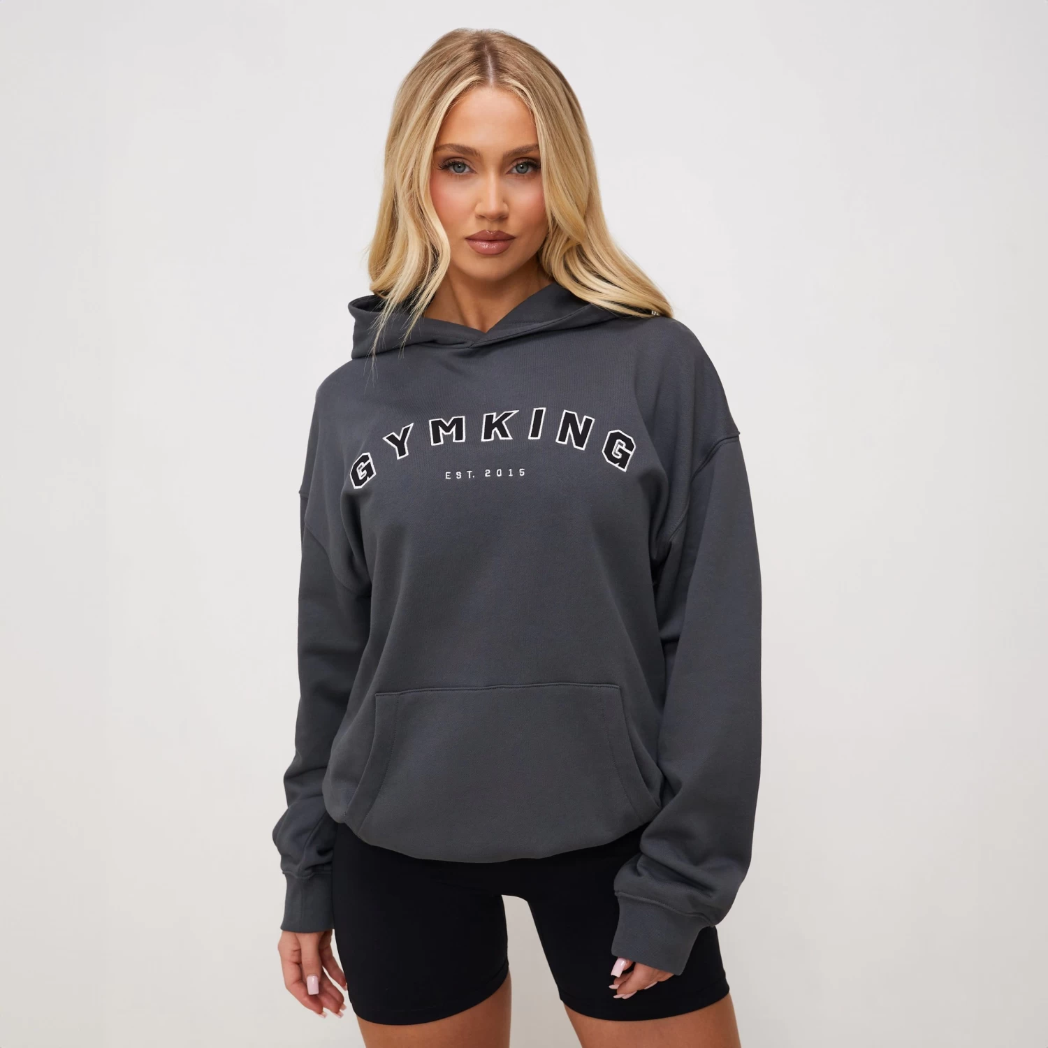 Gym King Shadow Oversized Hood - Shadow Grey 4 Gym King Shadow Oversized Hood - Shadow Grey - Image 2