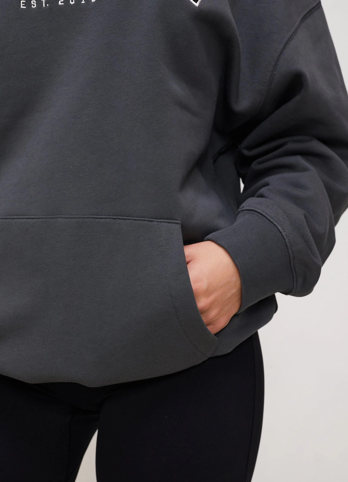 Gym King Shadow Oversized Hood - Shadow Grey 8 Gym King Shadow Oversized Hood - Shadow Grey - Image 6