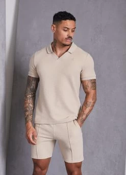 Gym King Signature Texture Short - Stone -Fit Wear Shop SIGNATURECATALOGUE249238