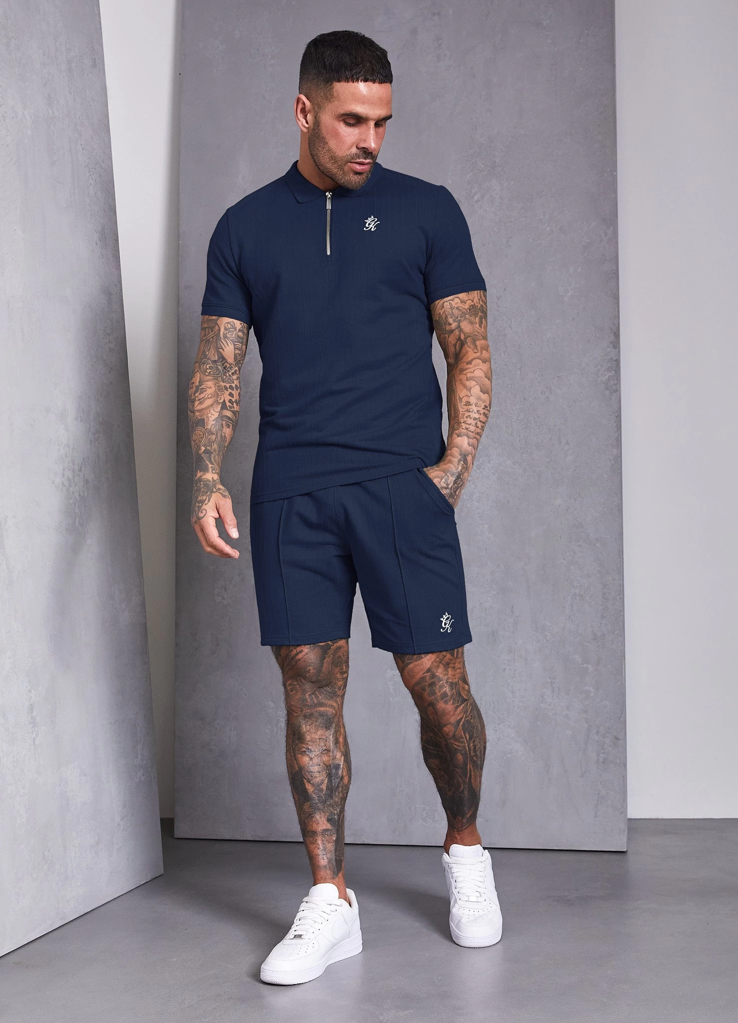 Gym King Riviera Signature Polo - Navy 5 Gym King Riviera Signature Polo - Navy - Image 3