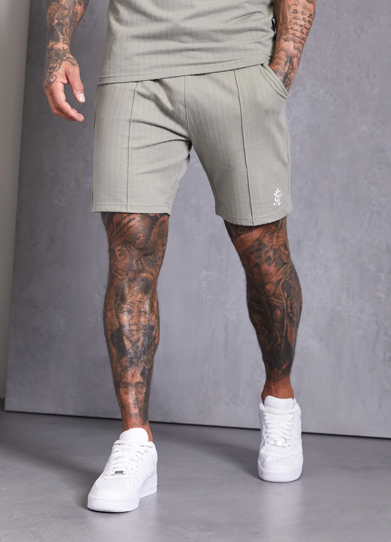 Gym King Riviera Signature Short - Khaki 3 Gym King Riviera Signature Short - Khaki